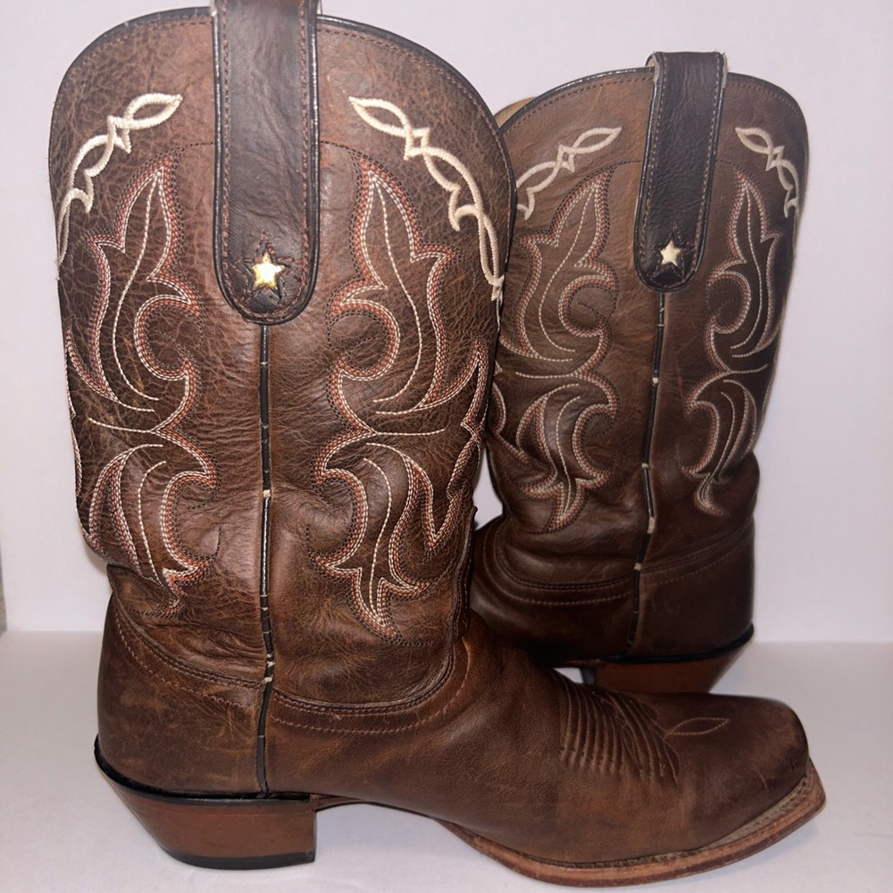 SOLD ON FB MARKETPLACE- Tony Lama Brown Leather Cowgirl (Cowboy) Boots